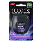 Зубная нить ROCS Black Edition расширяющая ф40м