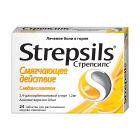 Стрепсилс мед/лимон №24