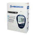Глюкометр "MEDICO" модель BG-202 с принадлежностями