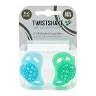 Соска-пустышка Twistshake сине-зеленая 0-6 месяцев №2