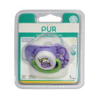 Соска-пустышка Pur силиконовая ортодонтическая 6 месяцев+