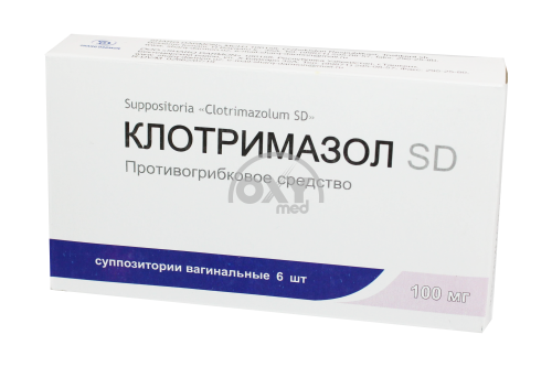 product-Клотримазол SD 100 мг N6 супп. вагинальные