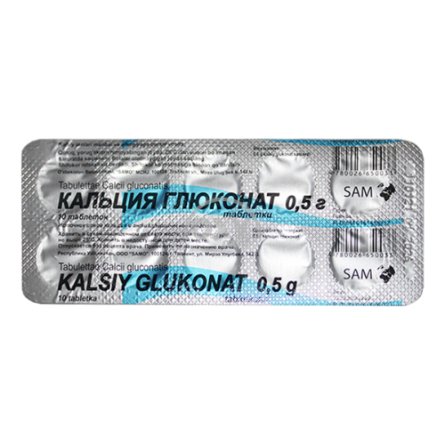 product-Kaltsiy glyukonat 0,5 No 10