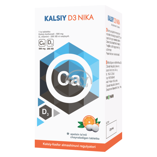 product-Kaltsiy D3 Nika, planshetlar № 30 (apelsin)