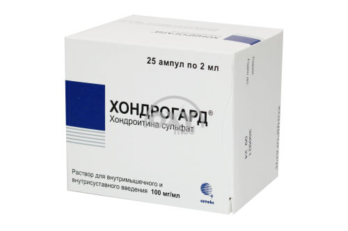 product-Chondroguard 100 mg/ml 2 ml № 25 mushak ichiga va bo'g'imga yuborish uchun eritma