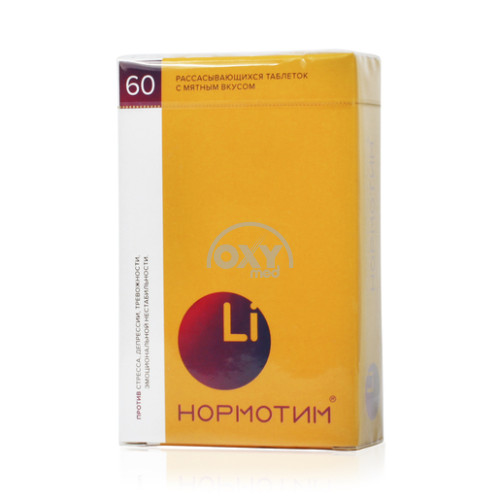 product-Нормотим, 435 мг, таб. №60 (мята)