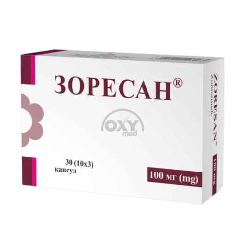 product-Zoresan 100 mg № 30 kapsulalar