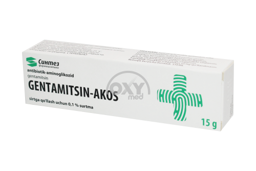 product-Гентамицин-АКОС мазь 0,1% 15г