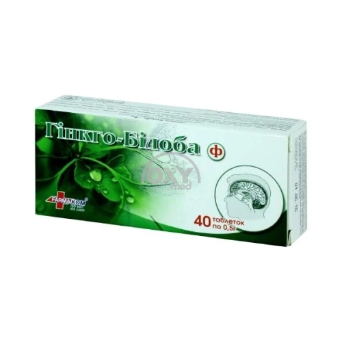 product-ГИНКГО БИЛОБА ТАБЛЕТКИ 500 МГ 40