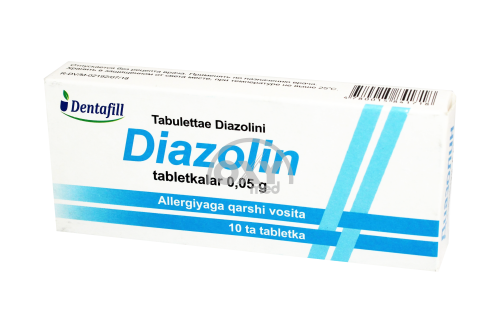 product-Диазолин 0,05 №10