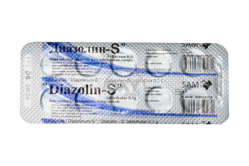 product-Диазолин-S 0,1 №10