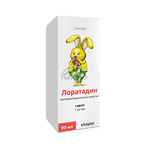 product-ЛОРАТАДИН СИРОП 5 МГ 5 МЛ 90 МЛ