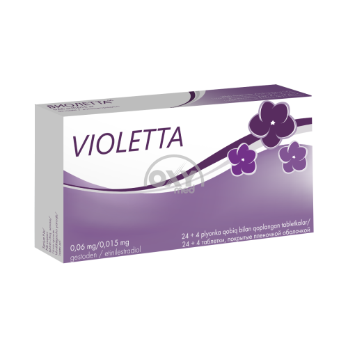 product-Violetta, 0,006 mg/0,0015 mg, planshetlar № 24+4