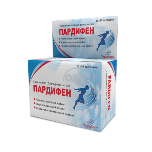 product-PARDIFEN tabletkalari 500 mg/50 mg № 100