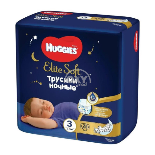 product-Трусики-подгузники Huggies Elite Soft ночные размер #3 №23