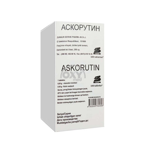 product-Аскорутин №100 табл.