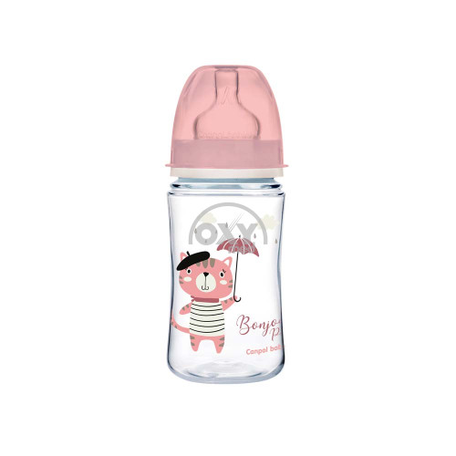 product-Бутылочка антиколиковая"Canpol" Bonjour розовая 240мл