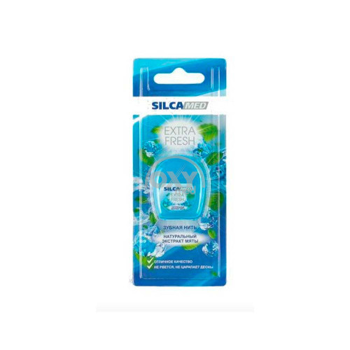 product-Зубная нить Silcamed extra fresh 10 м