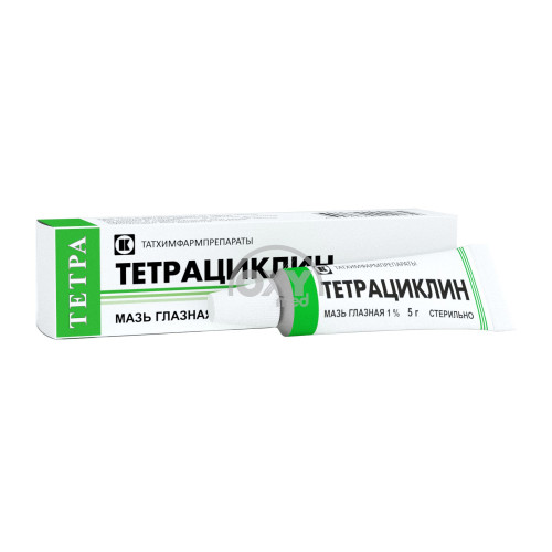 product-Тетрациклин, 1%, 5 г, глаз. мазь