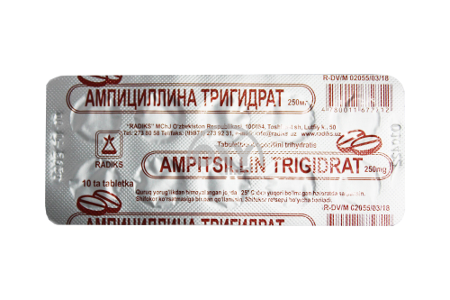 product-Ампициллина т/г 0,25 №10 таб.