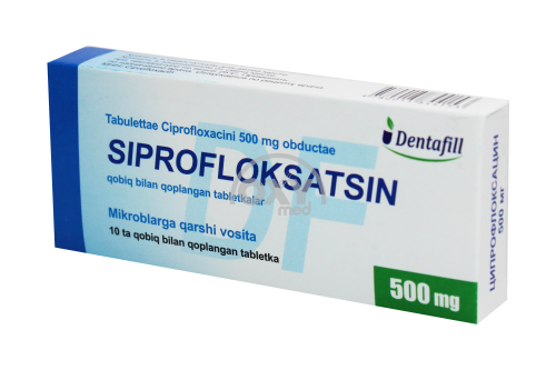 product-Siprofloksatsin 500 mg № 10