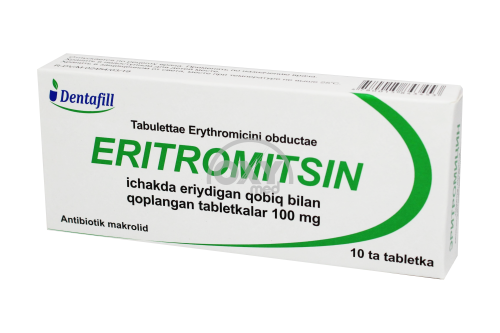 product-Eritromitsin 100 mg № 10