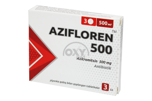 product-Азифлорен 500мг №3 табл.