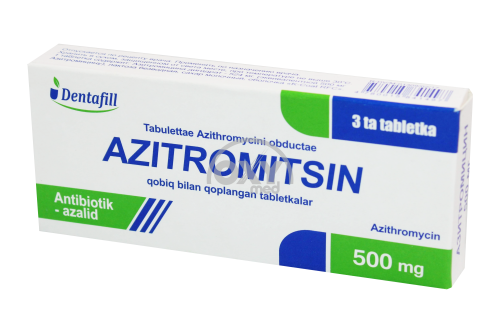 product-Азитромицин 500мг №3 табл.