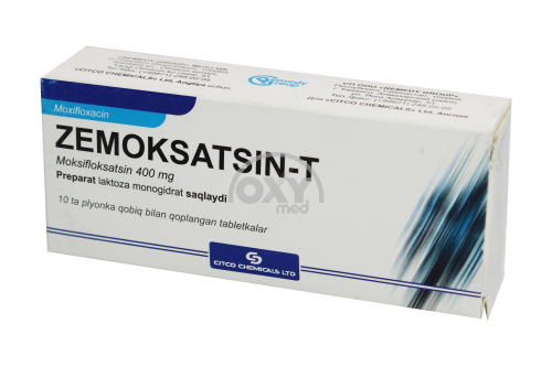 product-Zemoxacin-T 400 mg № 10 tabletkalari