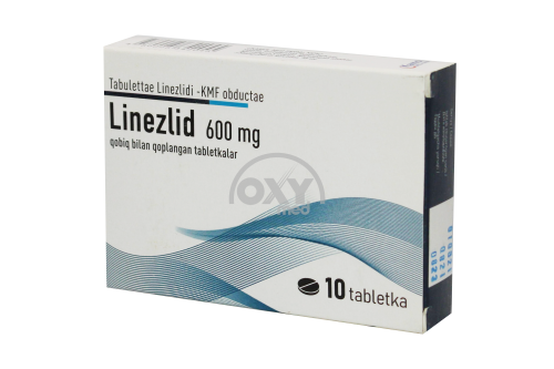 product-Linezlid 600 mg № 10 tabletkalari