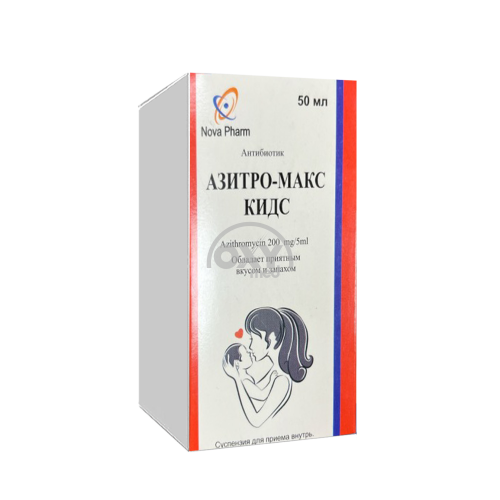 product-Азитро-Макс Кидс, 200 мг/5мл, 50 мл, флак.
