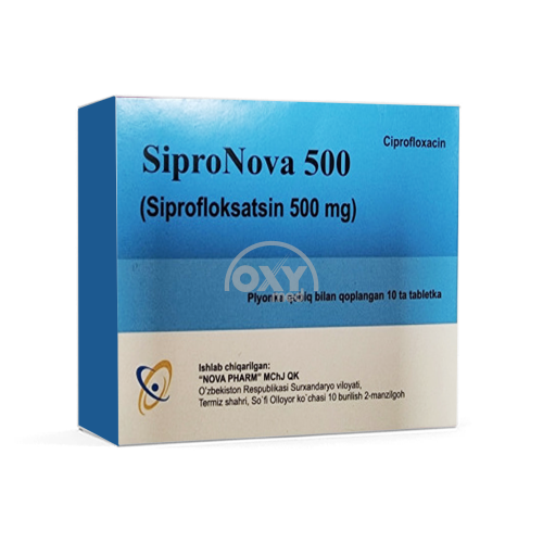product-CiproNova, 500 mg, planshetlar № 10