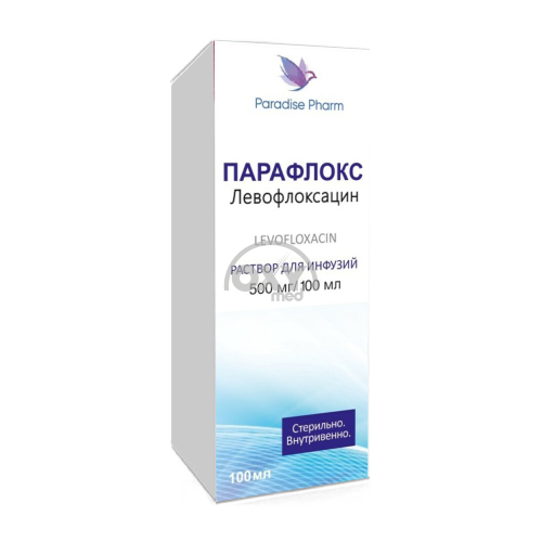 product-ПАРАФЛОКС РАСТВОР ДЛЯ ИНФУЗИЙ 5 МГ 1 МЛ 100 МЛ