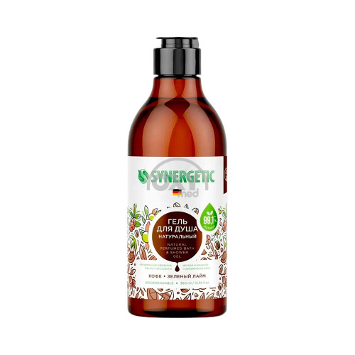 product-Гель для душа "Synergetic" Кофе-зел.лайм 380мл