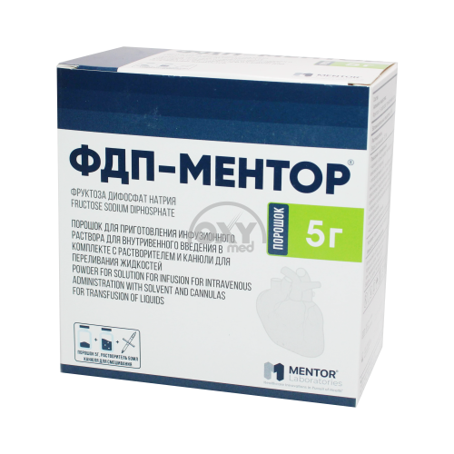 product-ФДП-Ментор 5 г №1 раствор для внутривенного введения в наборе с растворителем