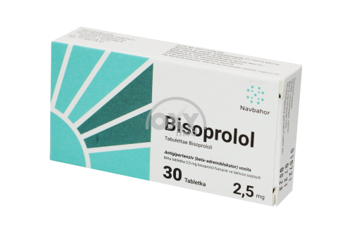 product-Bisoprolol 2,5 mg № 30 tabletkalari