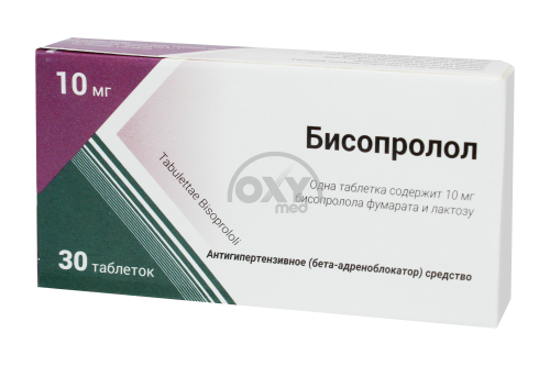 product-Бисопролол  10 мг №30 табл.