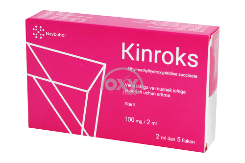 product-Kinrox 100mg/2ml 2ml №5 vena ichiga va mushak ichiga yuborish uchun eritma