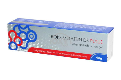 product-Troximetazin DS Plus tashqi foydalanish uchun 40 g gel