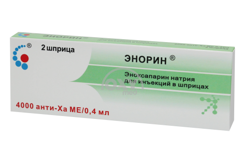 product-Enorin 4000 anti-Xa ME/0,4ml №2 in'ektsiya uchun shprits eritmasi