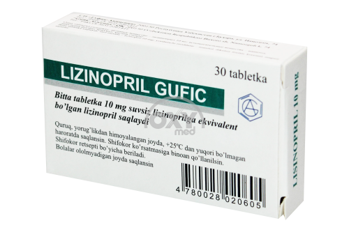 product-Lisinopril Gufic 10 mg № 30