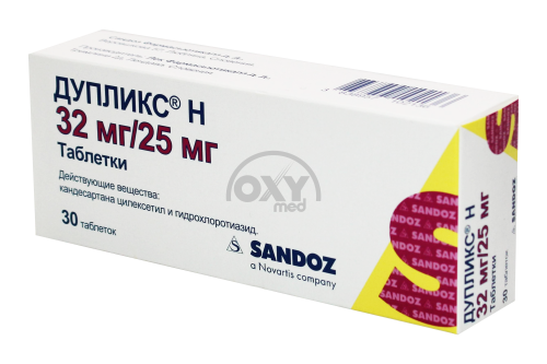 product-Duplix N 32 mg/25 mg № 30 tabletka