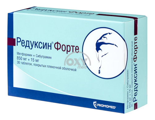 product-Редуксин Форте, 850 мг/15 мг, таб. №30
