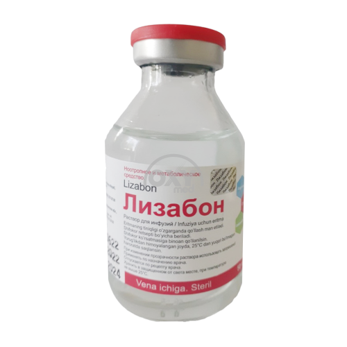 product-ЛИЗАБОН РАСТВОР ДЛЯ ИНФУЗИЙ (ФЛАКОНЫ) 50 МЛ