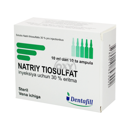 product-Натрия тиосульфат 30% раствор  10мл №10 раствор  д/инъекций