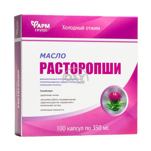 product-Расторопши Масло, 350 мг, капс. №100