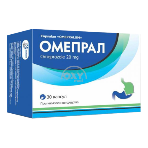 product-Omepral 20 mg № 30 kapsulalar