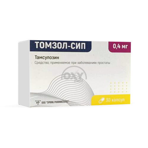 product-Tomzol-Sip, 0,4 mg, kapsulalar № 30