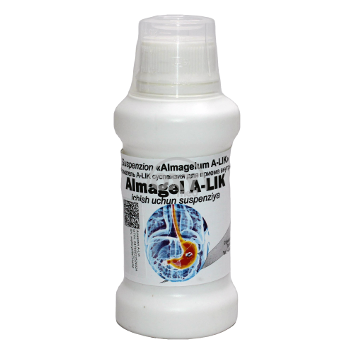 product-Og'iz orqali yuborish uchun Almagel A-LIK 170 ml suspenziyasi