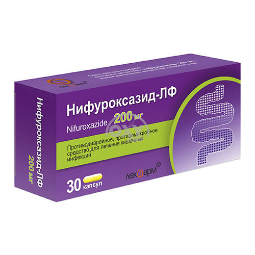 product-Нифуроксазид-ЛФ 200мг №30 капс.
